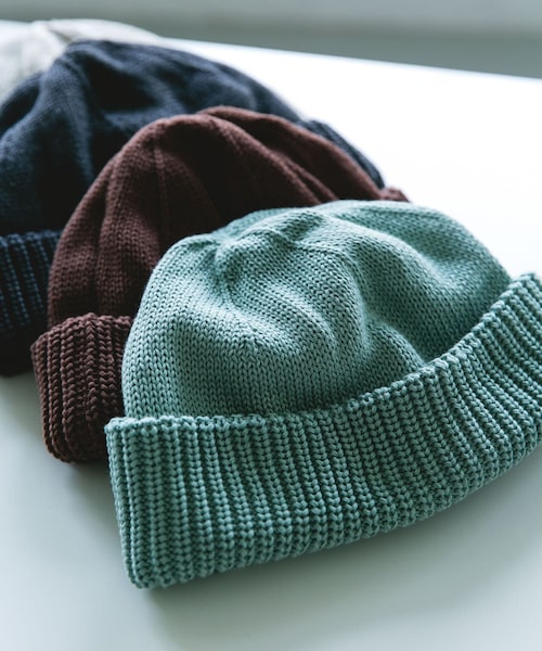 URBAN RESEARCH DOORS（アーバンリサーチドアーズ）の「BIG KNIT CAP（ニットキャップ/ビーニー・メンズ・CHARCOAL/BROWN/BEIGE/SAGE GREEN・-）」の4枚目の写真