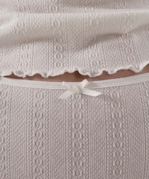 URBAN RESEARCH（アーバンリサーチ）の「STUDIO DOE　Jacquard Loungewear Set（その他アンダーウェア/インナー・レディース・BLUE/WHITE/GREY・M/S）」の11枚目の写真