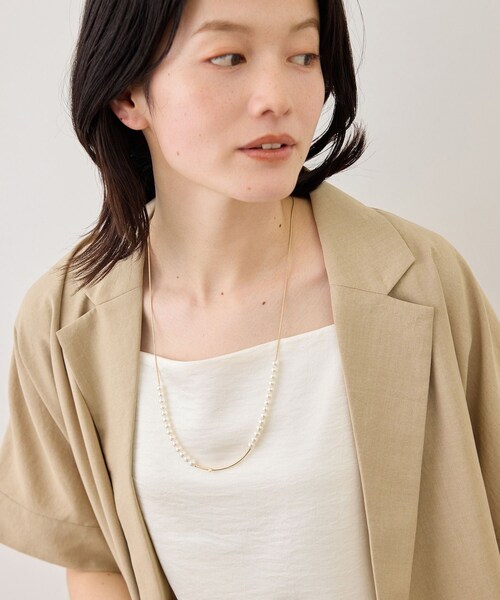 ROPE' PICNIC(ロペピクニック)の「上下2WAYパールネックレス(ネックレス・レディース・ゴールド/その他・F)」の6枚目の写真