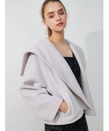 MERCURYDUO | ウールセーラーカラーコクーンコート(その他アウター)