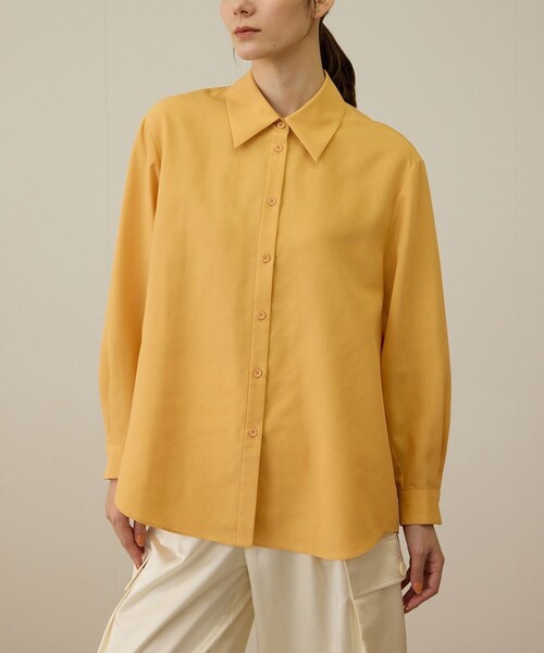 ROPE'（ロペ）の「ファンクションオーバーシャツ（シャツ/ブラウス・レディース・ホワイト/オレンジ・F）」の13枚目の写真