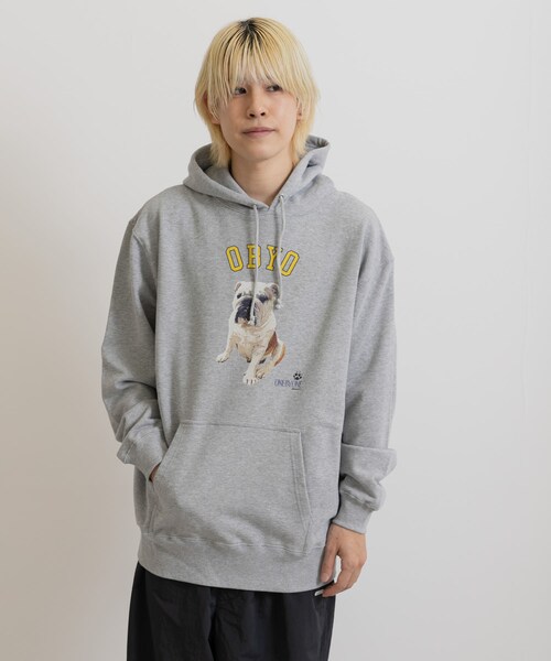 THE GOODLAND MARKET（ザグッドランドマーケット）の「77circa　o by o-college HOODY（パーカー・レディース・gray4/white2/white4/gray2・M/XL）」の5枚目の写真
