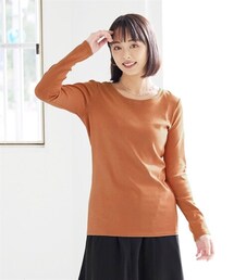 nissen | 綿１００％フライスクルーネックＴシャツ(Tシャツ/カットソー)