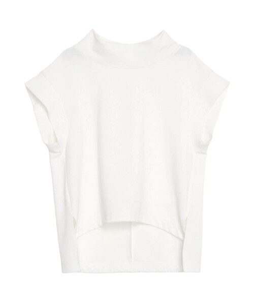 ELENDEEK（エレンディーク）の「OFF NECK CS（Tシャツ/カットソー・レディース・オフホワイト/ブラック/ブラウン・F）」の2枚目の写真