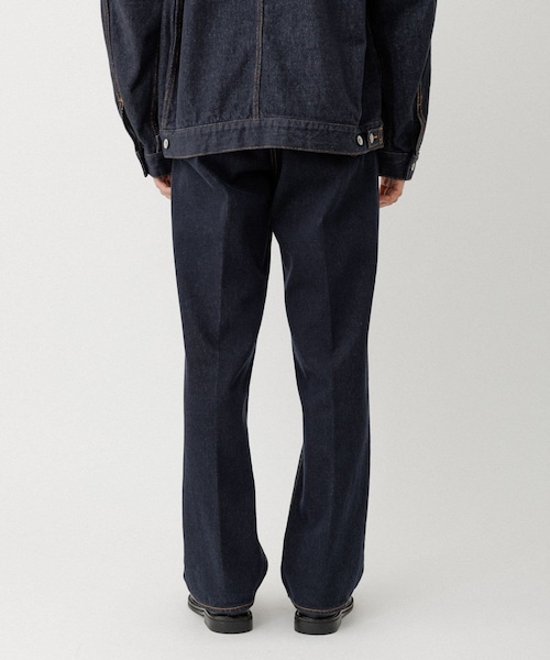 ADAM ET ROPE'(アダムエロペ)の「13oz デニムストレートスラックス / ADAM ET ROPE' JEANS(デニムパンツ・メンズ・ブラック系/ネイビー・L/M/S/XL)」の15枚目の写真