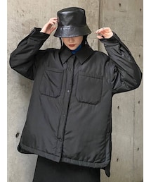 MURUA | パデットオーバーシャツ【セットアップ着用可能】(シャツ/ブラウス)