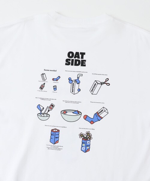 SENSE OF PLACE by URBAN RESEARCH(センスオブプレイスバイアーバンリサーチ)の「『別注』OATSIDE×SENSE OF PLACE グラフィックショートスリーブ Tシャツ A(Tシャツ/カットソー・メンズ・WHITE/BLACK/L.BLUE・M/L)」の13枚目の写真