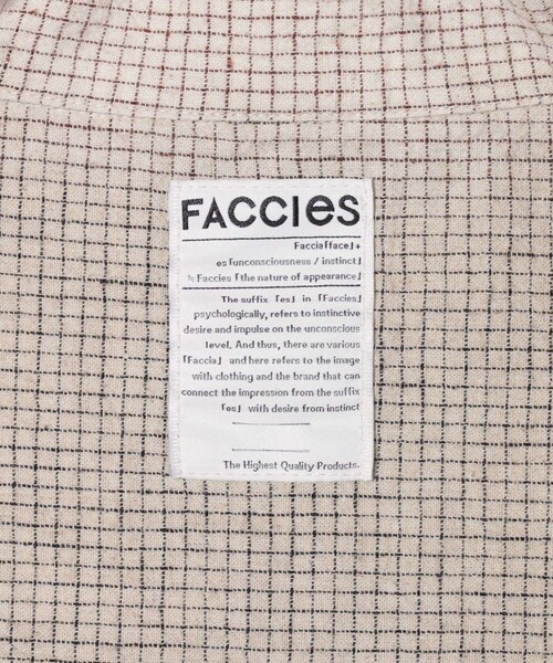 ADAM ET ROPE'(アダムエロペ)の「【FACCIES/ファッチーズ】AGING PIN CHECK SHORT BLOUSON(ブルゾン・メンズ・キナリ・1/2)」の10枚目の写真