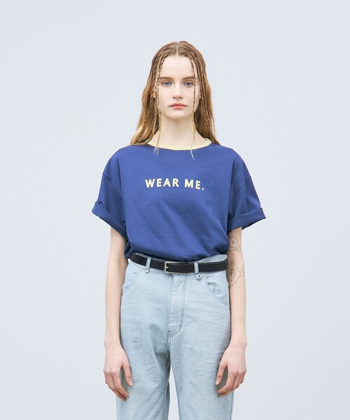 THE GOODLAND MARKET（ザグッドランドマーケット）の「ザ グッドランド マーケット　RINGER TEE（Tシャツ/カットソー・メンズ・WH×GR/YE×BR/BL×GR・1/2）」の10枚目の写真