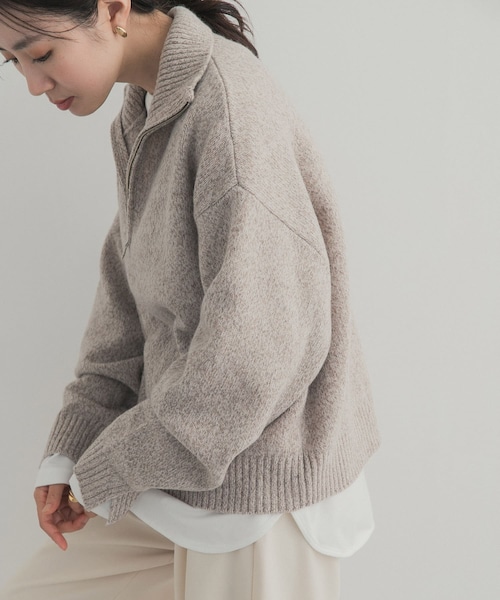 URBAN RESEARCH DOORS（アーバンリサーチドアーズ）の「コットンラウンドヘムカットソー（Tシャツ/カットソー・レディース・OFF/BORDER・S/M）」の6枚目の写真