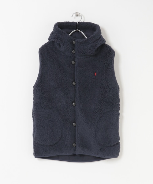 URBAN RESEARCH DOORS（アーバンリサーチドアーズ）の「GYMPHLEX　BOA HOODED VEST（ベスト・レディース・OYSTER/TAUPE/DK.GREY/NAVY/DK.BEIGE・14）」の5枚目の写真