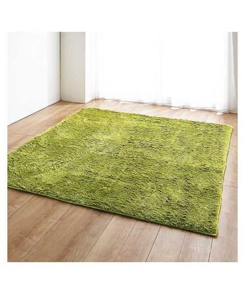 nissen（ニッセン）の「厚みが選べる！極細マイクロシャギーラグ（ラグ/マット・メンズ・アイボリー/ベージュ/ライムグリーン/ライトピンク・約130×185cm(10mm)/約185×185cm(10mm)/約185×240cm(10mm)/約130×185cm(20mm)/約185×185cm(20mm)/約185×240cm(20mm)）」の12枚目の写真