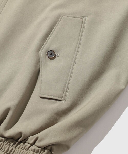 ADAM ET ROPE'（アダムエロペ）の「【AURALEE/オーラリー】ULTRA FINE TROPICAL WOOL ZIP BLOUSON（ブルゾン・メンズ・チャコール/カーキ・3/4）」の11枚目の写真