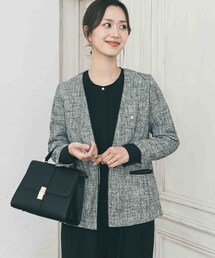 URBAN RESEARCH DOORS | ツィードVネックロングジャケット(スーツジャケット)