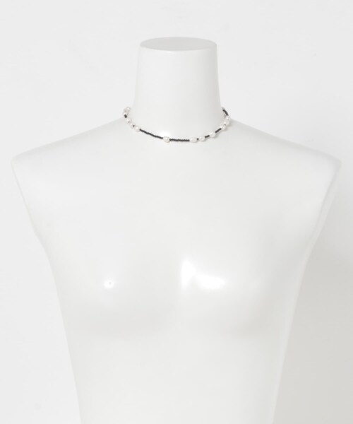 URBAN RESEARCH ROSSO（アーバンリサーチロッソ）の「in mood　ONX&RICEPRL 36CM CHOKER（ネックレス・レディース・BKWH・-）」の7枚目の写真
