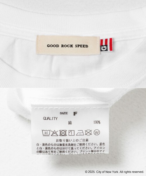 URBAN RESEARCH DOORS(アーバンリサーチドアーズ)の「GOOD ROCK SPEED NYC LONG-SLEEVE SHIRTS(Tシャツ/カットソー・レディース・WHITE・One)」の13枚目の写真
