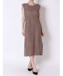 MERCURYDUO | インナー付きメッシュニットワンピース(ワンピース)