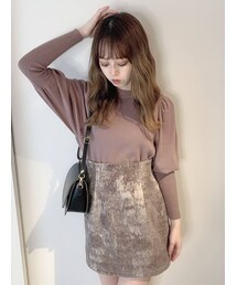 dazzlin | ジャカードランダムミニスカート(スカート)