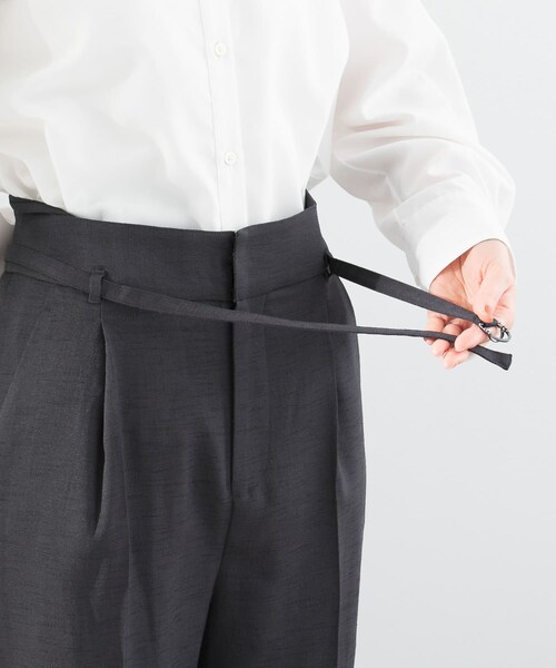 URBAN RESEARCH ROSSO（アーバンリサーチロッソ）の「マルチWAYリネンライクワイドパンツ（その他パンツ・レディース・GREEN/NUTS/CHARCOAL・36/38）」の17枚目の写真