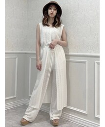 dazzlin | ロングクロシェニットトップス(ベスト)