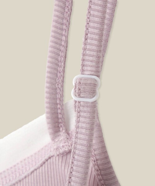 ROPE'（ロペ）の「【WEB・一部店舗限定】【接触冷感/UVカット】前後2WAY チュールコンビアシメキャミソール（キャミソール・レディース・ブラック/ホワイト/ピンク・F）」の20枚目の写真