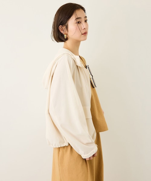 ROPE'（ロペ）の「【DEWEIGHT'(デューエイト)】シアーマウンテンパーカー/イージーケア（マウンテンパーカー・レディース・オフホワイト/ダークブラウン・F）」の17枚目の写真