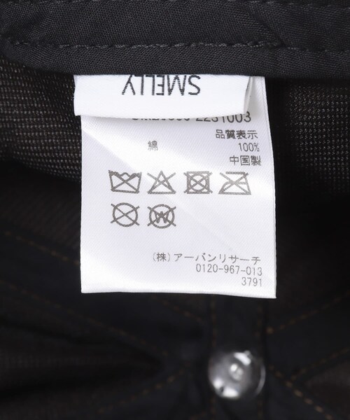 SMELLY（スメリー）の「ウェーブレタリングキャップ（キャップ・レディース・CGY/BRN/PNK/BGD・-）」の6枚目の写真