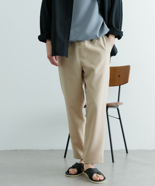 ITEMS URBANRESEARCH（アイテムズ アーバンリサーチ）の「『セットアップ対応』吸水速乾ストレッチトロ イージーパンツ（その他パンツ・メンズ・BLK/L.BEG/L.GRY/BLU・M/L）」の3枚目の写真