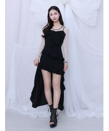 EATME | ラッフルアシンメトリーワンピース(ワンピース)