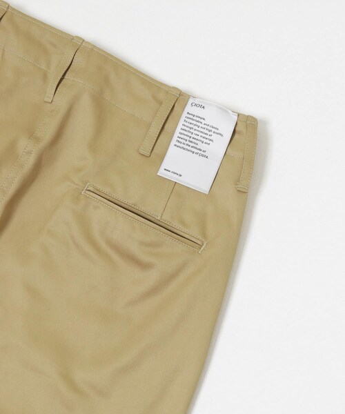 URBAN RESEARCH（アーバンリサーチ）の「CIOTA　Weapon Chino Cloth Pants（チノパンツ・レディース・D Navy/Beige・2/3）」の5枚目の写真