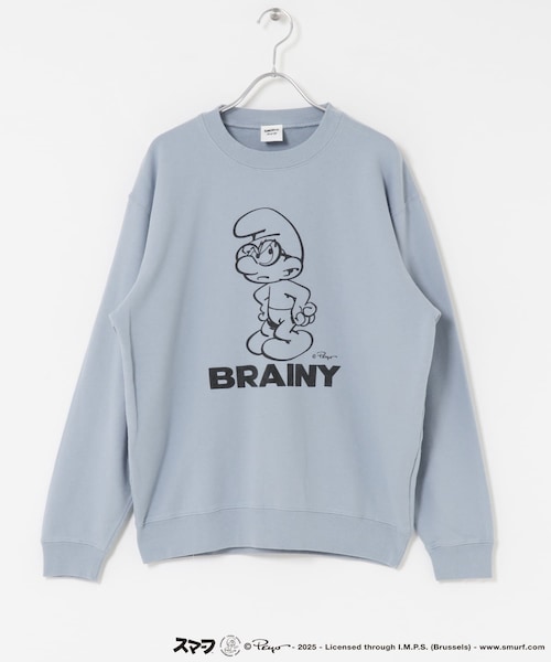 URBAN RESEARCH DOORS（アーバンリサーチドアーズ）の「SMURF Sweatshirt（Tシャツ/カットソー・レディース・Lt.Blue・L）」の2枚目の写真