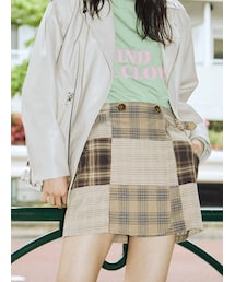 jouetie | パッチワークジャケットスカパン【セットアップ対応】(その他パンツ)