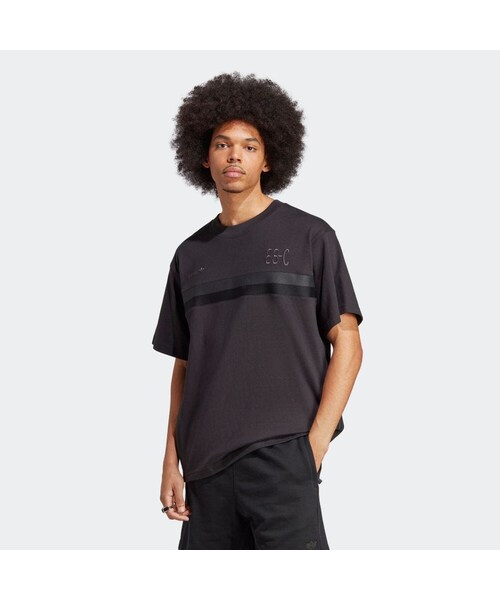 adidas(アディダス)の「83-C 半袖Tシャツ(トップス・メンズ・ブラック/ブルー/ベージュ・XS/S/M/L/XL/2XL/2XS)」の2枚目の写真
