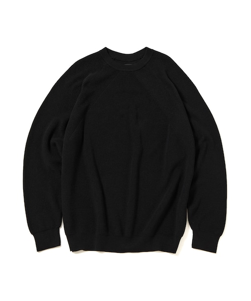 BATONER : COTTON BATONER COTTON SIGNATURE CREW NECK バトナー