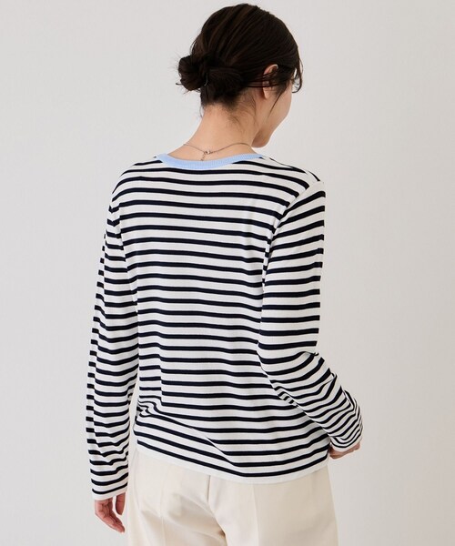 Jayro（ジャイロ）の「レイヤーニットプルオーバー（ニット/セーター・レディース・グレー系/ホワイト系/イエロー系・F）」の8枚目の写真