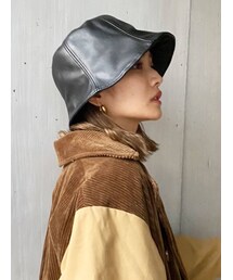 Ungrid | フェイクレザーバケットハット(ハット)