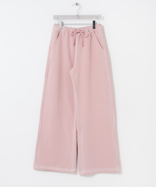 URBAN RESEARCH（アーバンリサーチ）の「Studio Doe　FLEECE SWEATPANTS（スウェットパンツ・レディース・PINK・S/S+）」の2枚目の写真