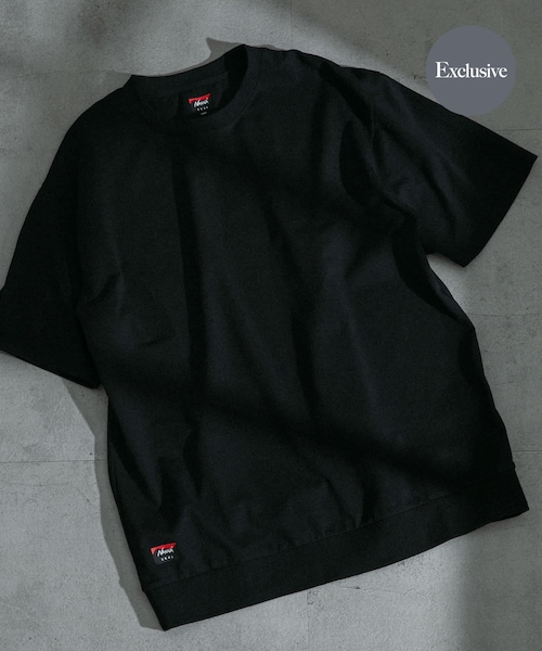 EKAL(エカル)の「『別注』NANGA×EKAL ロゴTシャツ(Tシャツ/カットソー・メンズ・ホワイト/ブラック・M/L)」の2枚目の写真