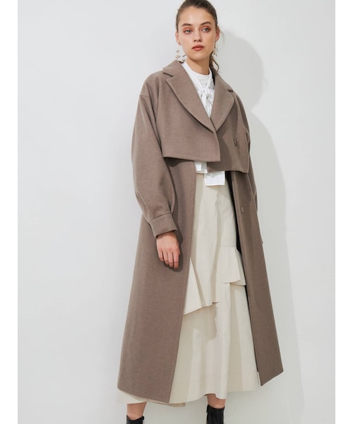 MERCURYDUO（マーキュリーデュオ）の「中空糸3WAYロングコート（その他アウター・レディース・ミントグリーン/ラベンダー/ブラウン・S/M）」の19枚目の写真