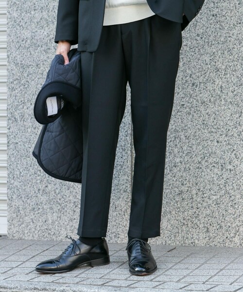 URBAN RESEARCH DOORS（アーバンリサーチドアーズ）の「LIFE STYLE TAILOR　ツイルストレッチパンツ（スラックス・メンズ・NAVY/KHAKI/GREIGE・S/M/L/XL）」の6枚目の写真