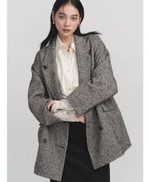 LAGUNAMOON | ネップツイードオーバージャケットコート(その他アウター)