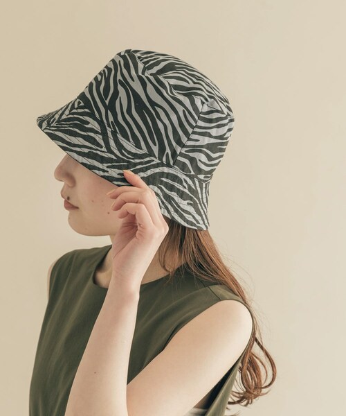 SMELLY（スメリー）の「リバーシブルプリントハット（ハット・レディース・IVO/BLK・-）」の8枚目の写真