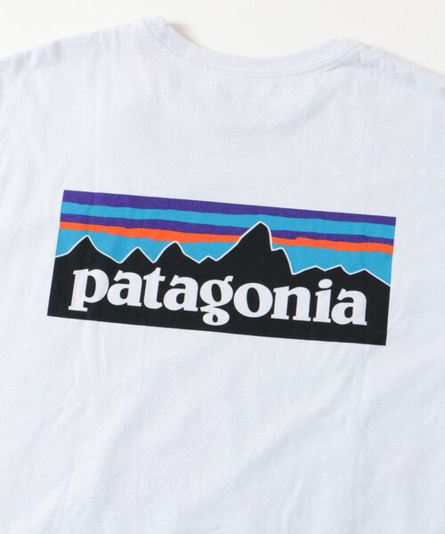 URBAN RESEARCH DOORS(アーバンリサーチドアーズ)の「patagonia Long-Sleeve P-6 Logo Re-T-shirts(Tシャツ/カットソー・メンズ・TPGN/WHI/BLK・S/M/L/XL)」の6枚目の写真