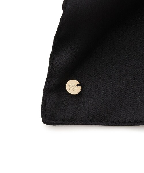 ROPE' PICNIC(ロペピクニック)の「チャーム付きサテンボリュームスクエアシュシュ(ヘアゴム・レディース・ブラック/キャメル系/ベージュ・F)」の21枚目の写真