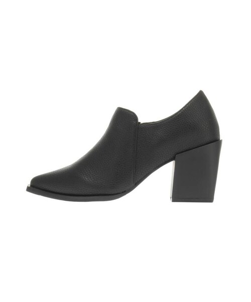 EMODA（エモダ）の「スクエアカットUNEVENシューズ（ブーティ・レディース・ホワイト/ブラック・S/M/L）」の4枚目の写真