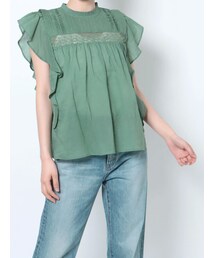 Ungrid | コットンノースリフリルブラウス(シャツ/ブラウス)