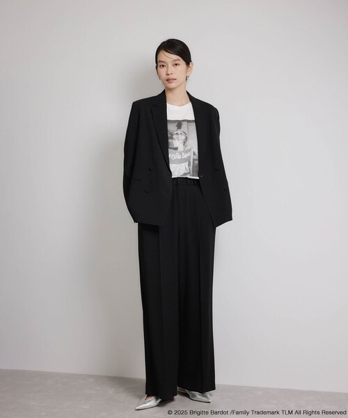 ROPE'（ロペ）の「【Brigitte Bardot×ROPE'・コラボ】プリント半袖T-shirt【洗える・洗濯耐久性・接触冷感】（Tシャツ/カットソー・レディース・ホワイト/ホワイト系・F）」の17枚目の写真