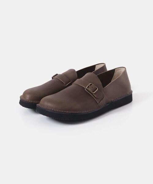 URBAN RESEARCH Sonny Label（アーバンリサーチサニーレーベル）の「Organic Handloom　BENGAL（スリッポン・メンズ・ダークブラウン・26/26.5/27）」の3枚目の写真