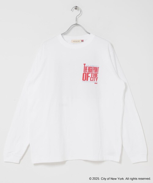 URBAN RESEARCH DOORS(アーバンリサーチドアーズ)の「GOOD ROCK SPEED NYC LONG-SLEEVE SHIRTS(Tシャツ/カットソー・レディース・WHITE・One)」の7枚目の写真