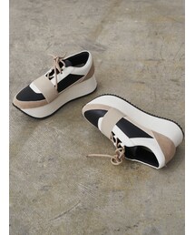 ELENDEEK | LACE UP PLATFORM SOLE SNEAKERS(スニーカー)